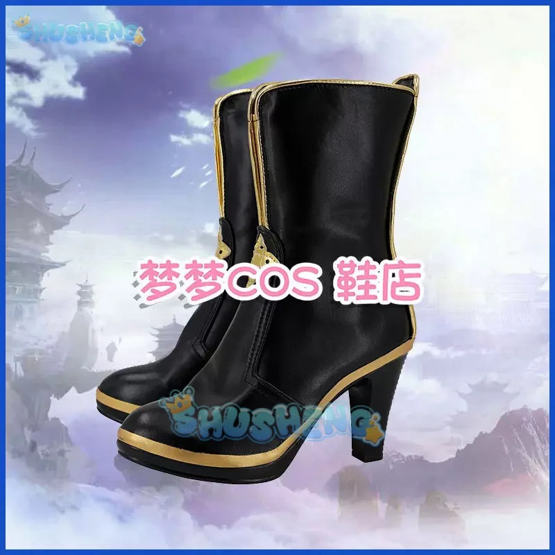 Game Wuthering Waves Baizhi Cosplay Shoes Adult Women Men Halloween Carniavl Party Props Custom Made