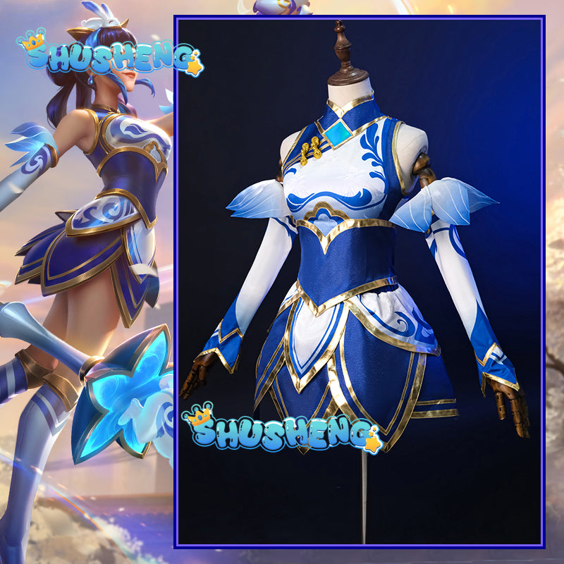 LOL Porcelain Lux Cosplay Outfits Festival Uniform Women Anime Costume Party Garment Carnival Clothes Full Sets