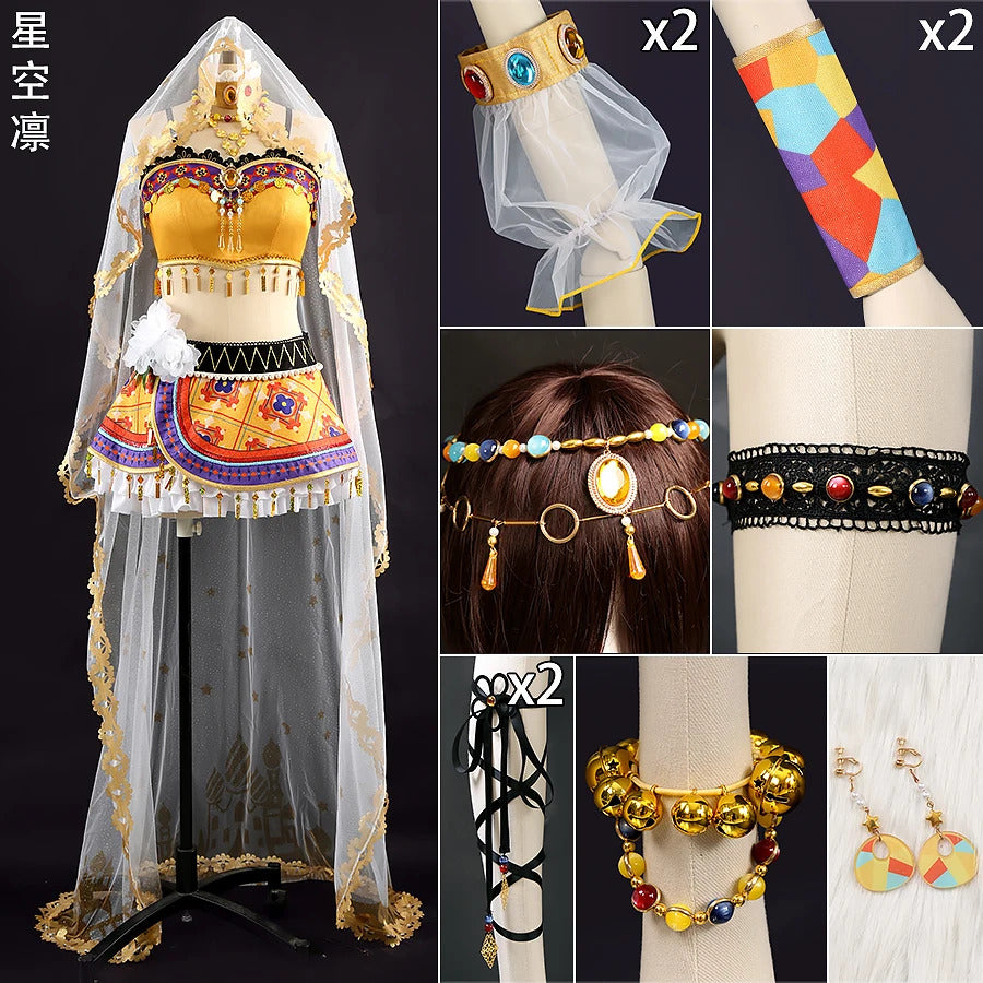 Love Live!u's Printemps Kousaka Honoka/Tojo Nozomi All Members Dancers Awakening Gorgeous Dress Uniform Cosplay Costume Women