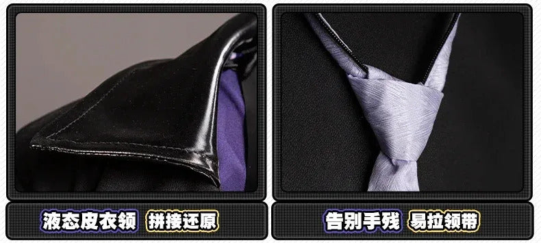 Zenless Zone Zero Hugo Cosplay Costume Mask Hat Mockingbird New Eridu Hugo Vlad Ravenlock Halloween Party for Women Men Prop