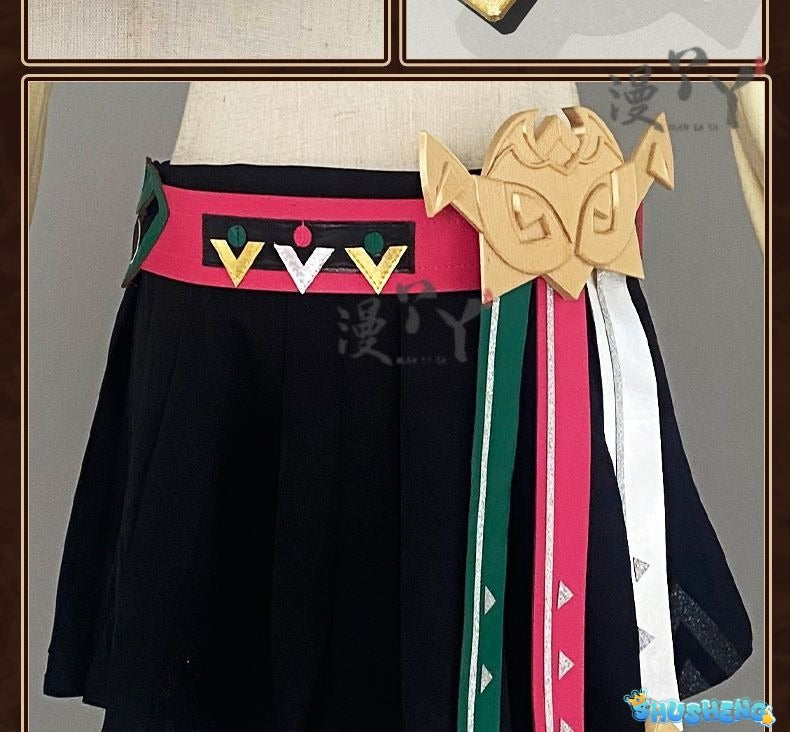 Genshin Impact Vareesa Cosplay Costume - Full Set Anime Game Roleplay Outfit with Accessories
