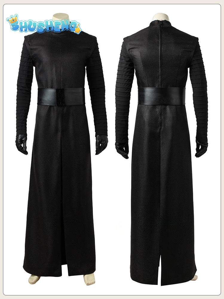 Star Wars:The Last Jedi Kylo Ren Cosplay Costume Adult Men Kylo Ren Disguise Clothing Halloween Carnival Suit