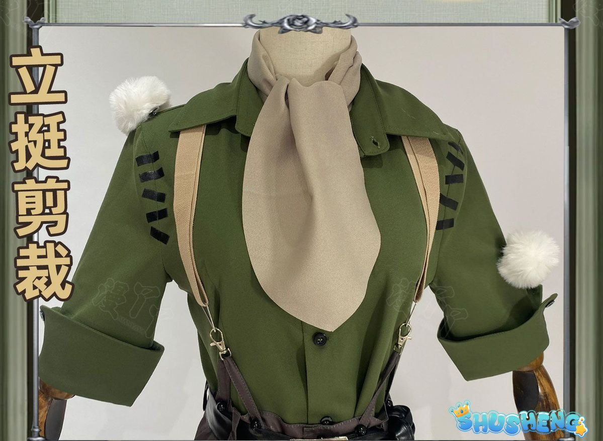 Norton Campbell Prospector Cosplay Identity Ⅴ Costume Hat glasses prop accessorie original skin set party carnival uniform