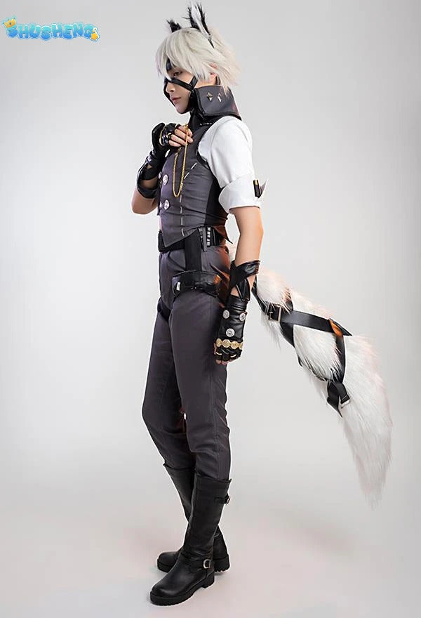 Zenless Zone Zero Von Lycaon Cosplay Costume Wig Game Uniform Tail Rings Victoria Housekeeping New Eridu Halloween for Women Men