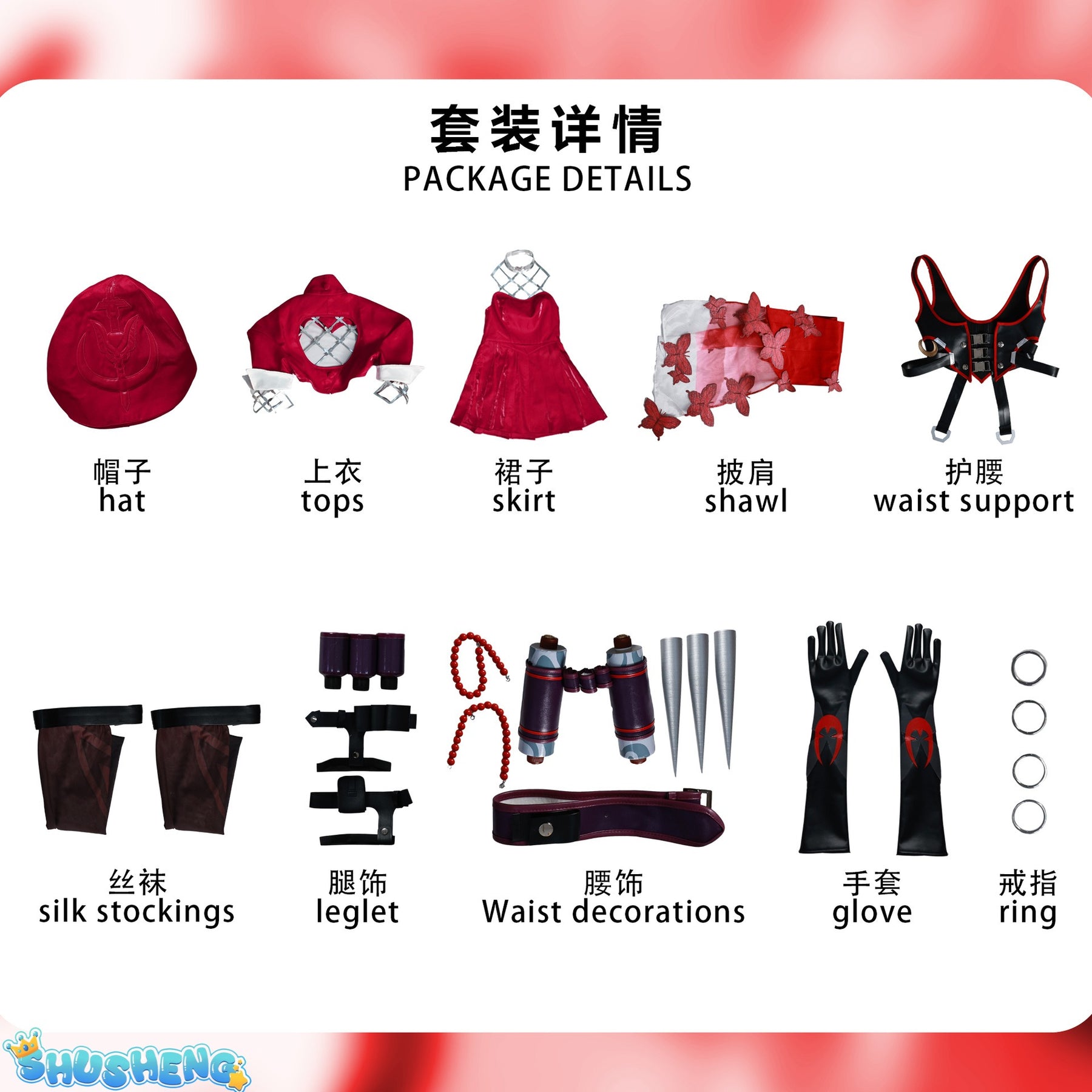 Marvel Rivals Psylocke Cosplay Red Suits Hat Sock Dress Rivals Roleplay Costume Women Clothing Outfits Halloween Carnival Party Female Suit