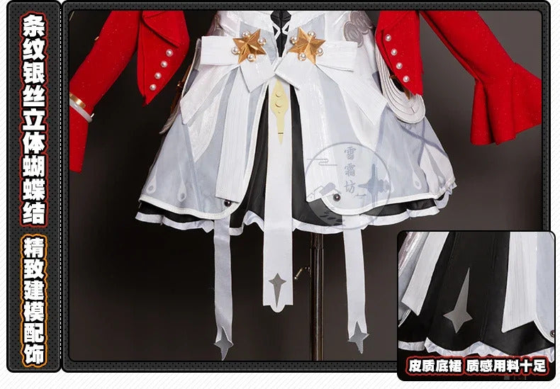Zenless Zone Zero Astra Yao Cosplay Costume Uniform Halloween Carnival Party Christmas Play Role Clothes Clothing for Women