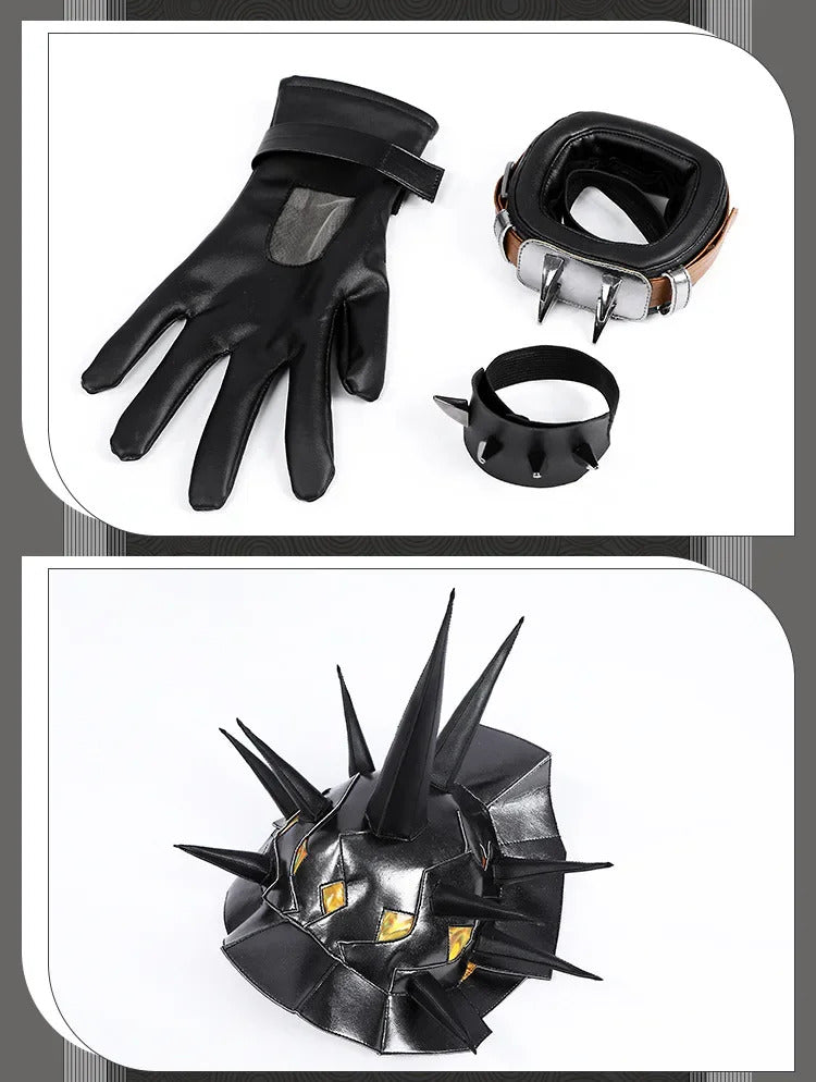Shusheng-R Magic Game Cosplay Rivals Costume superhero Halloween carnival top shorts belt prop accessory set women's Fantasia Magic uniform