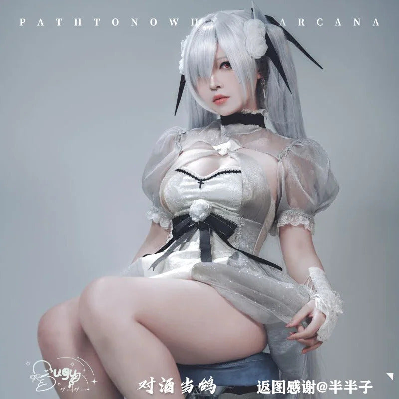 NIKKE:The Goddess of Victory Cinderella Cosplay Costume Anniversary Illustration Dress Halloween Carnival Sweet Lolita Uniform