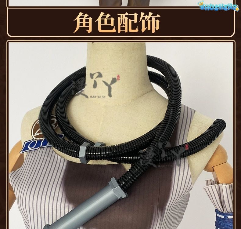 Game Identity V Demi Bourbon Barmaid Cosplay Costume Protective goggles hats gloves accessories props Halloween party New Set
