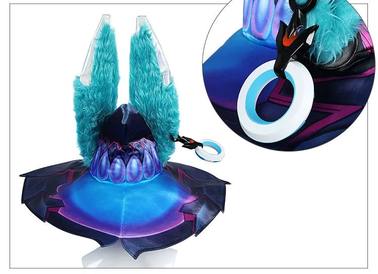 Shusheng LoL Aurora The Witch Between Worlds Cosplay Costume Uniform Hallowen Carnival Party Play Role Clothing for Wome