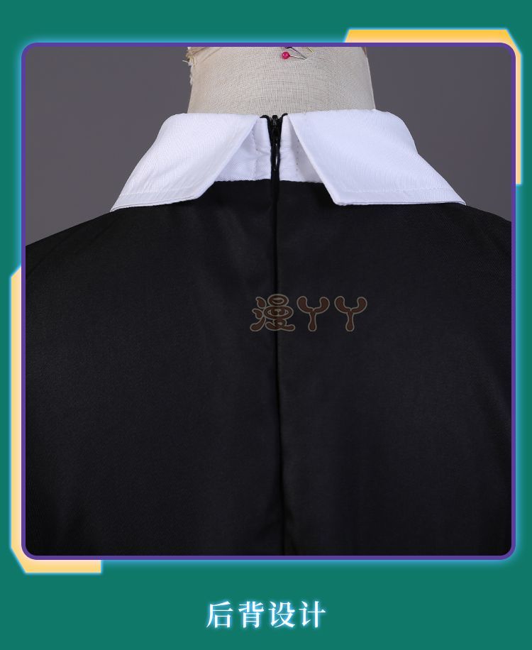 Hatsune Miku Black White Maid Apron Dress Uniform Outfit Anime Cosplay Costumes