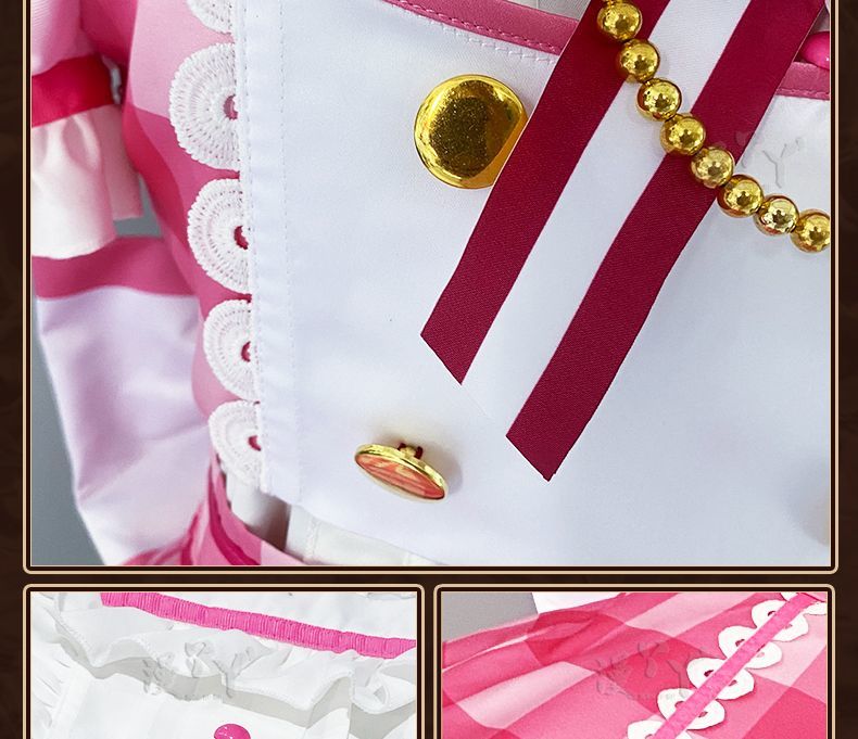 Anime Aikatsu Hoshimiya Ichigo Cosplay Costume Uniform Halloween Party for Women Men Carnival Props