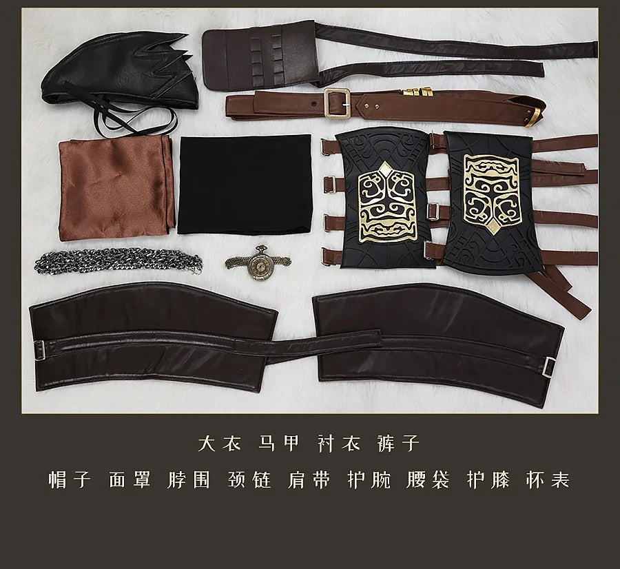 Gehrman Hunter Cosplay Costume Game Bloodborne Uniform Halloween Carnival Party Christmas Play Role Clothes Clothing for Men