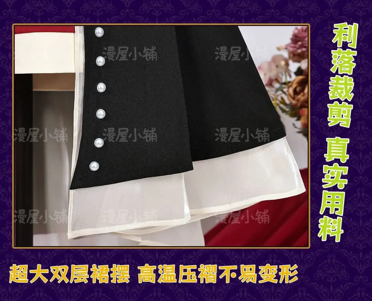 BanG Dream Ave Mujica Mortis Wakaba Mutsumi Cosplay Costume Uniform Halloween Carnival Party Christmas Play Role Clothing