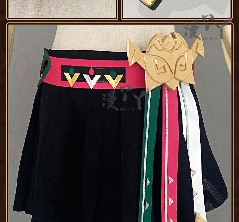 Genshin Impact Vareesa Cosplay Costume - Full Set Anime Game Roleplay Outfit with Accessories