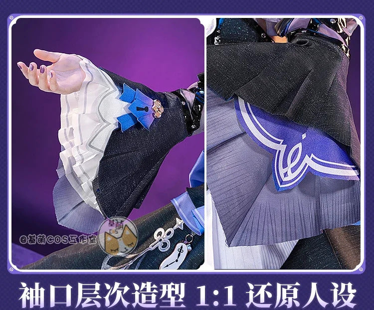 Game Honkai: Star Rail The Herta Cosplay Costume Gorgeous Elegant Combat Uniform Carnival Party Role Play Clothing S-XXL