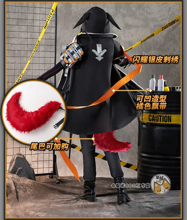 Arknights Crownslayer Cosplay Costume Uniform Halloween Carnival Party Christmas Play Role Clothes Clothing for Men Women