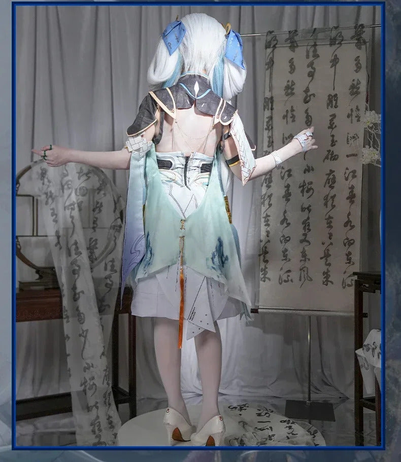 Wuthering Waves Jinhsi Women Cosplay Costume Uniform Halloween Carnival Party Christmas Play Role Clothes Clothing