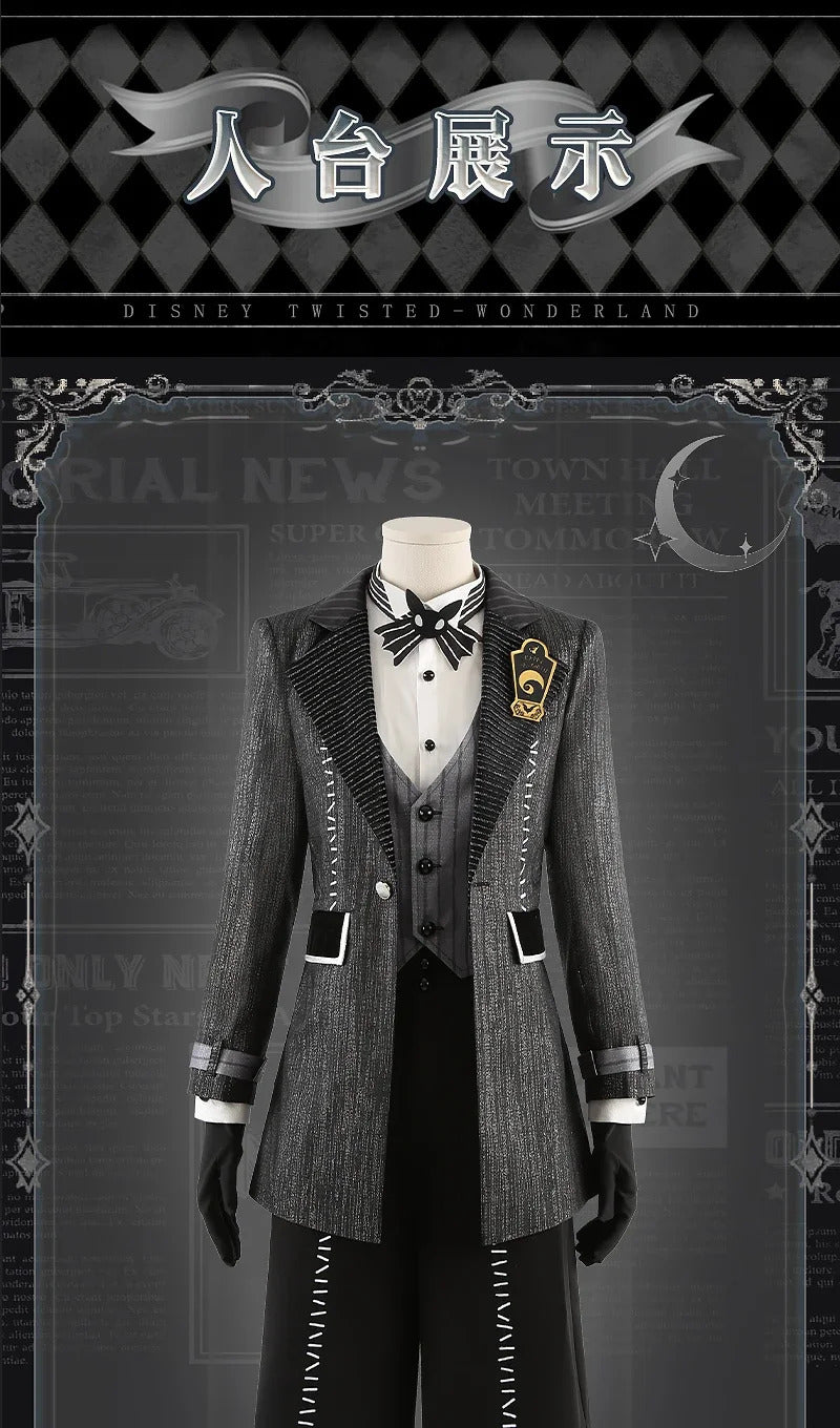 Twisted-Wonderland Epel Felmier Cosplay Costume Uniform Halloween Carnival Party Christmas Play Role Clothes Clothing