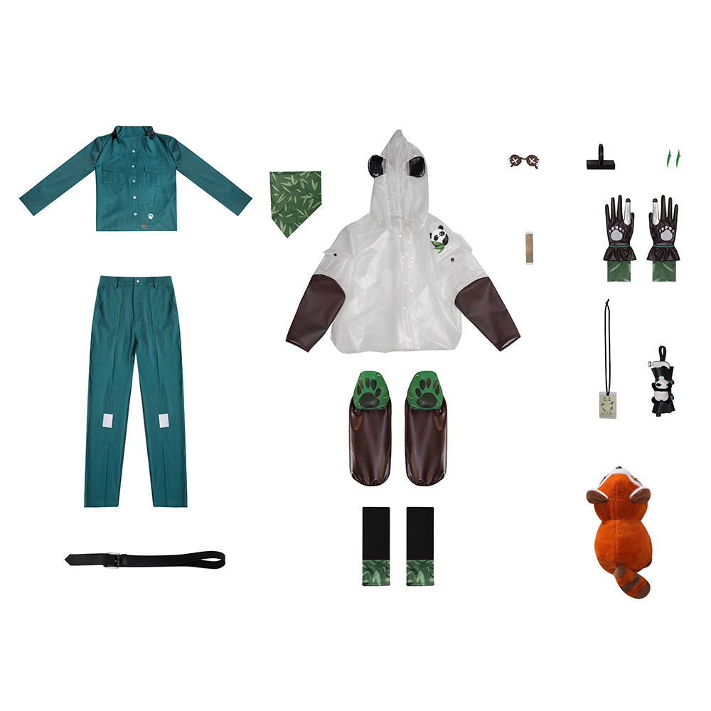 Grave Keeper Cosplay Game Identity V Andrew Kreiss Home Designer Uniform Wig Set Halloween Party Role Play Outfit for Man