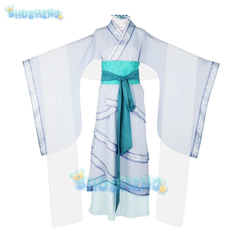 Anime The Apothecary Diaries Jinshi Cosplay Costume White Dress Headwear Earrings Kusuriya No Hitorigoto Maomao Women Outfit Cos