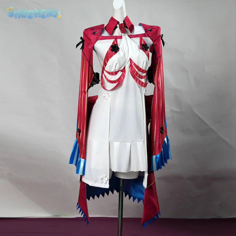 Shusheng-N Game Wuthering Waves Carlotta Montelli Cosplay Costume Women sexy dress uniform Halloween carnival sweet accessories prop set