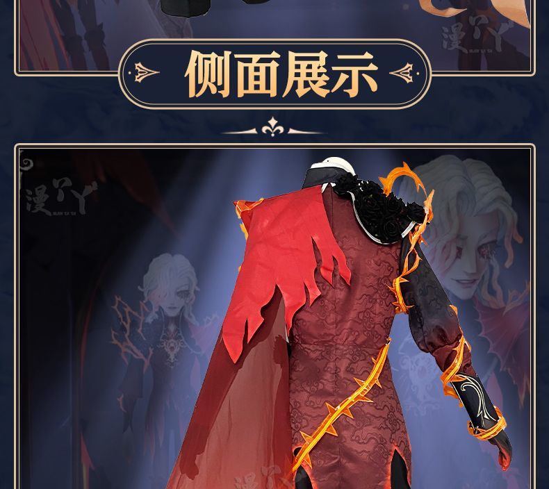 Game Identity V Mechanic Red Knight Cosplay Costume Richard Sterling Cosplay Suit Halloween Uniform Anime Clothing Custom Made
