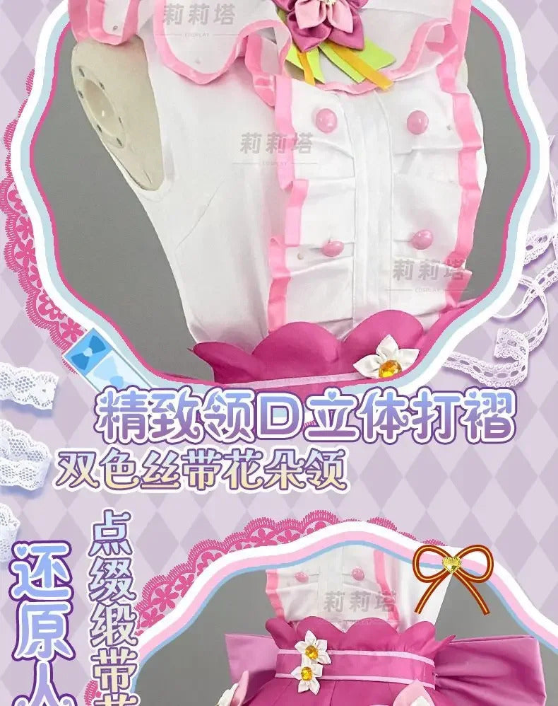 Shusheng-N Anime Pripara Kanon Cosplay Costume Halloween Carnival Sweet Lolita Dress Wig Props Accessories Uniform Woman New Kanon Set