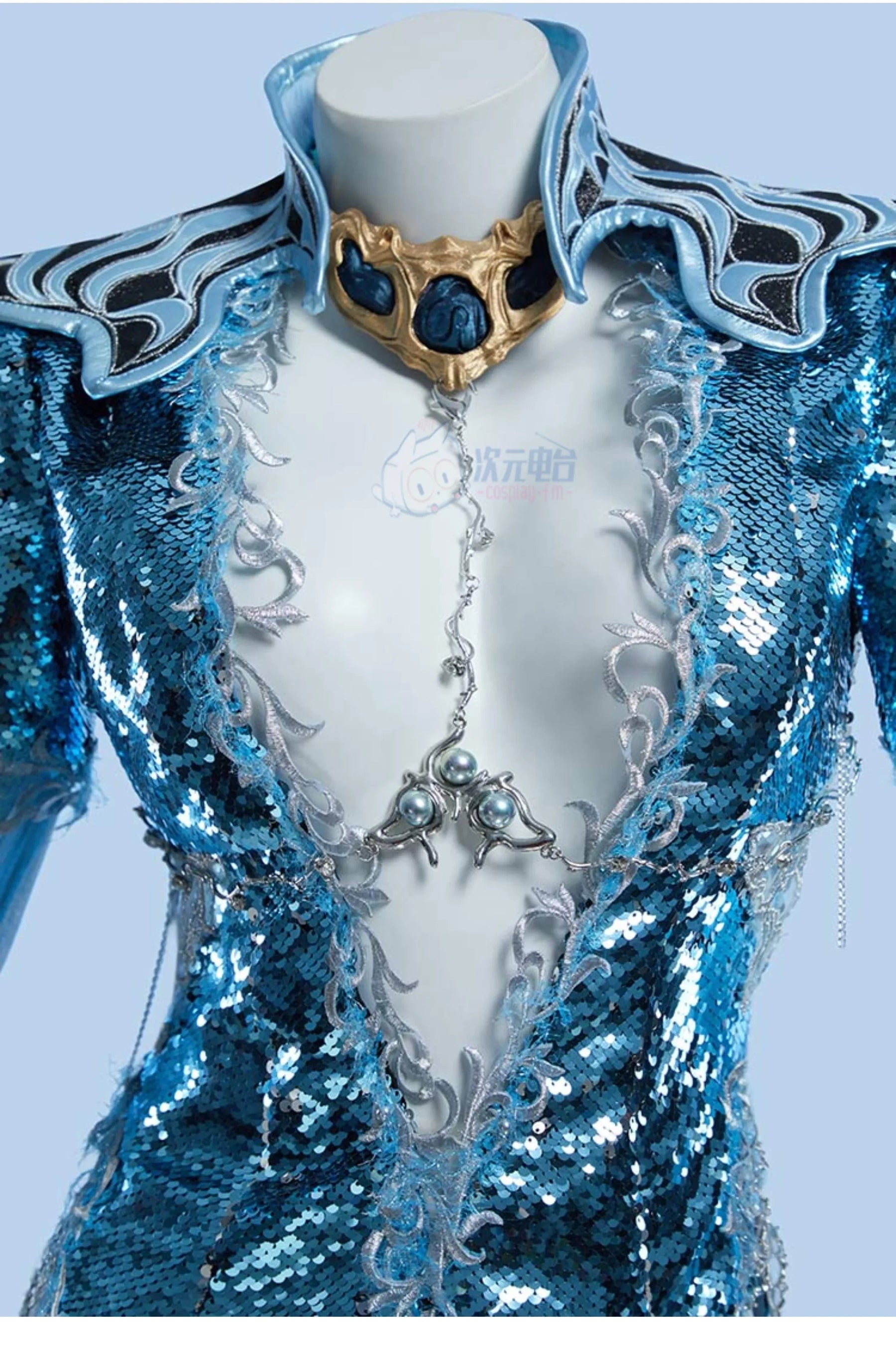 Shusheng-R Game Baldur's Gate 3 Maride Cosplay Mother of Waves Costume Halloween party sexy leather dress accessories props women uniform