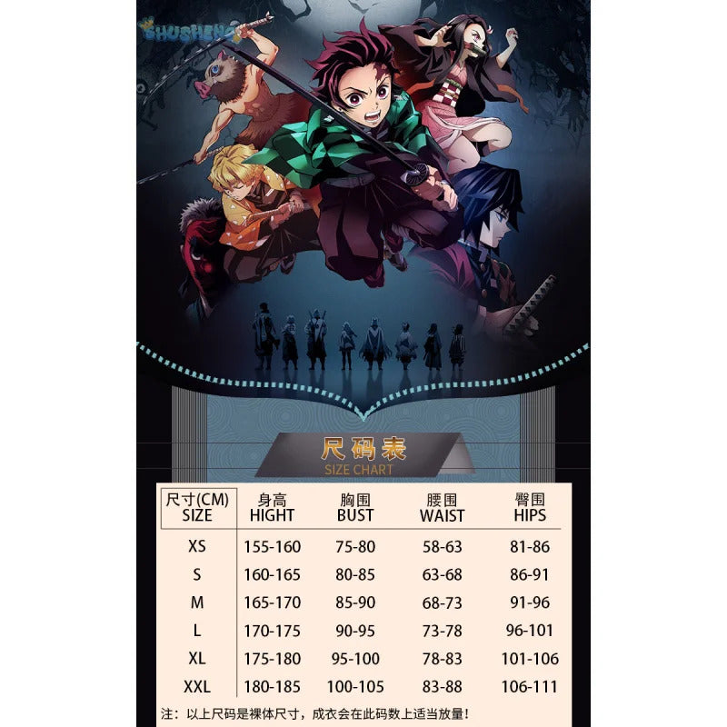 Anime Demon Slayer Kochou Kanae Tokitou Muichirou Kanroji Mitsuri Cosplay Costume Halloween Carnival man Woman Full Set uniform