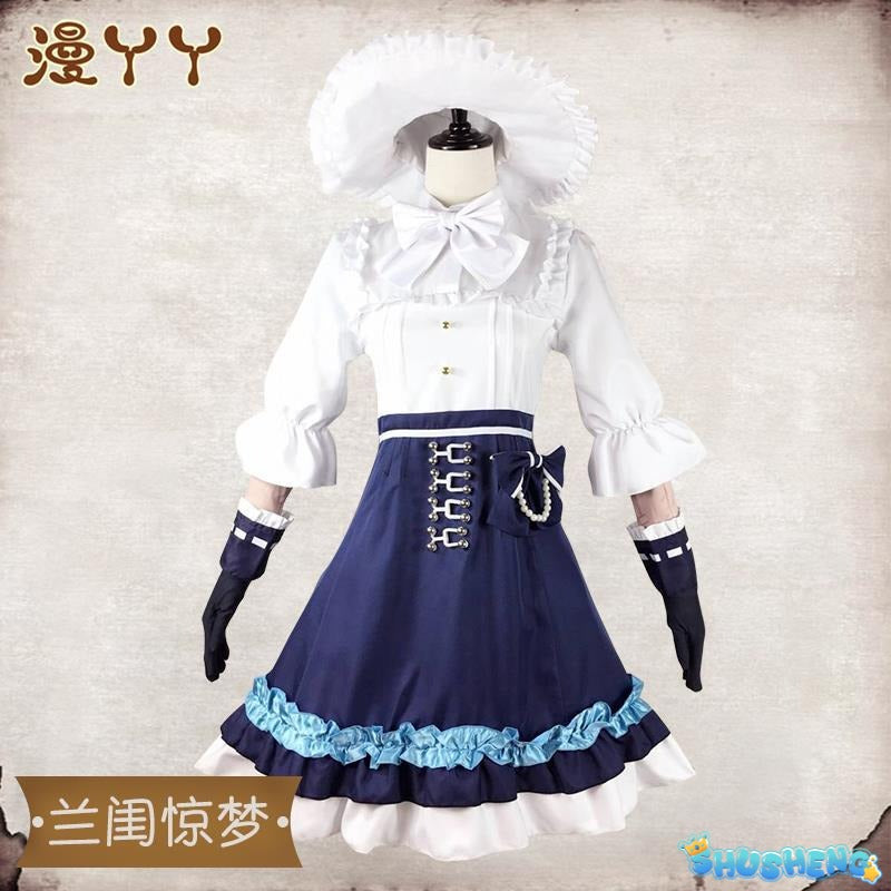 Anime Game Identity V Gardener Emma Woods Lolita Dress Lovely Uniform Cosplay Costume Role Play For Women