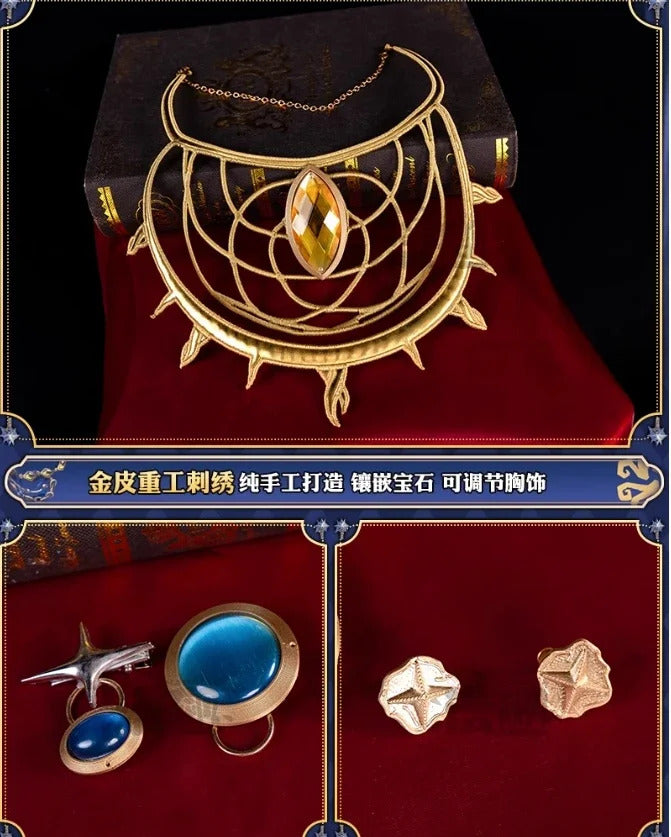 Identity Ⅴ Ada Mesmer Psychologist Emil Patient Cosplay Hengmeng Costume Halloween New Men Women Fashion Prop wig Dress Uniform