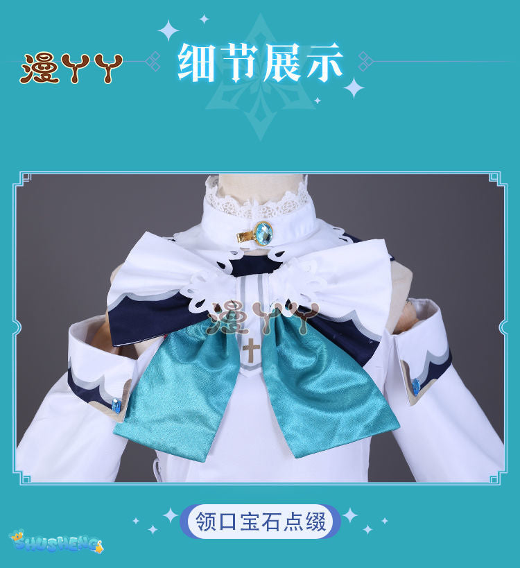 Barbara Cosplay Genshin Impact Costume Adult Carnival Uniform Anime Halloween Party Costumes Masquerade Women Game