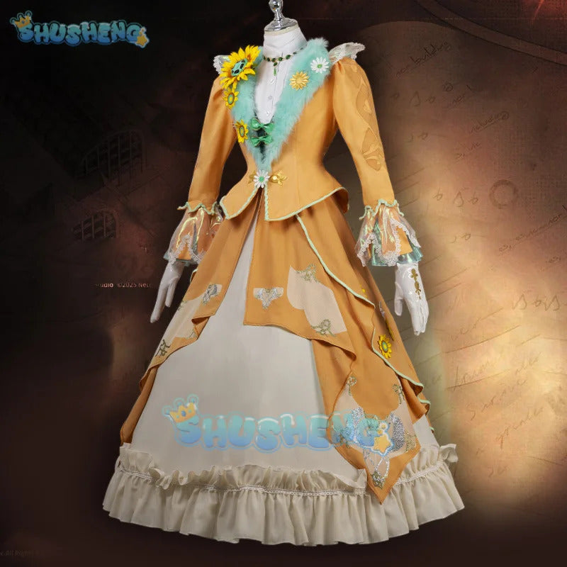 Shushneg-R Identity Ⅴ Reporter Costume Alice Derose Uniform Halloween Carnival Party Christmas Play Role Clothes Clothing