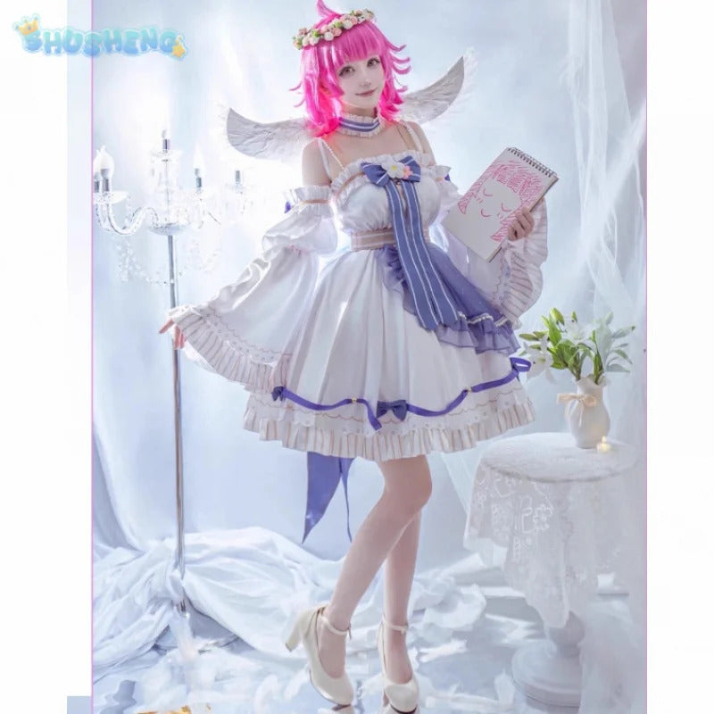 LoveLive! Konoe Kanata Yuki Setsuna Emma Verde Tennouji Rina Mifune Shioriko Osaka Shizuku Cosplay Costume Halloween dress set