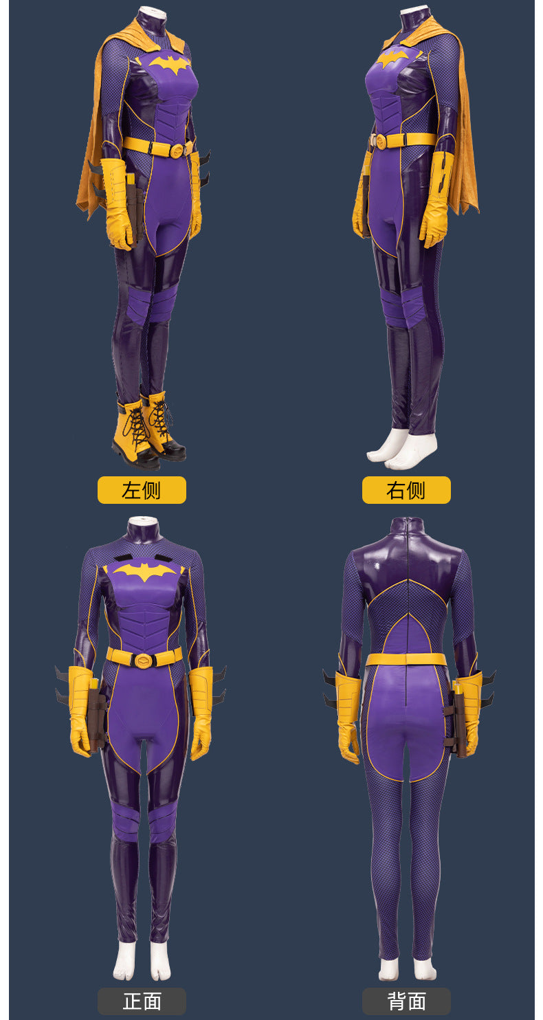 Game Gotham Knights Batgirl Cosplay Costumes Woman Superhero Zentai Suit Halloween Bodysuit Adults Outfit Jumpsuit
