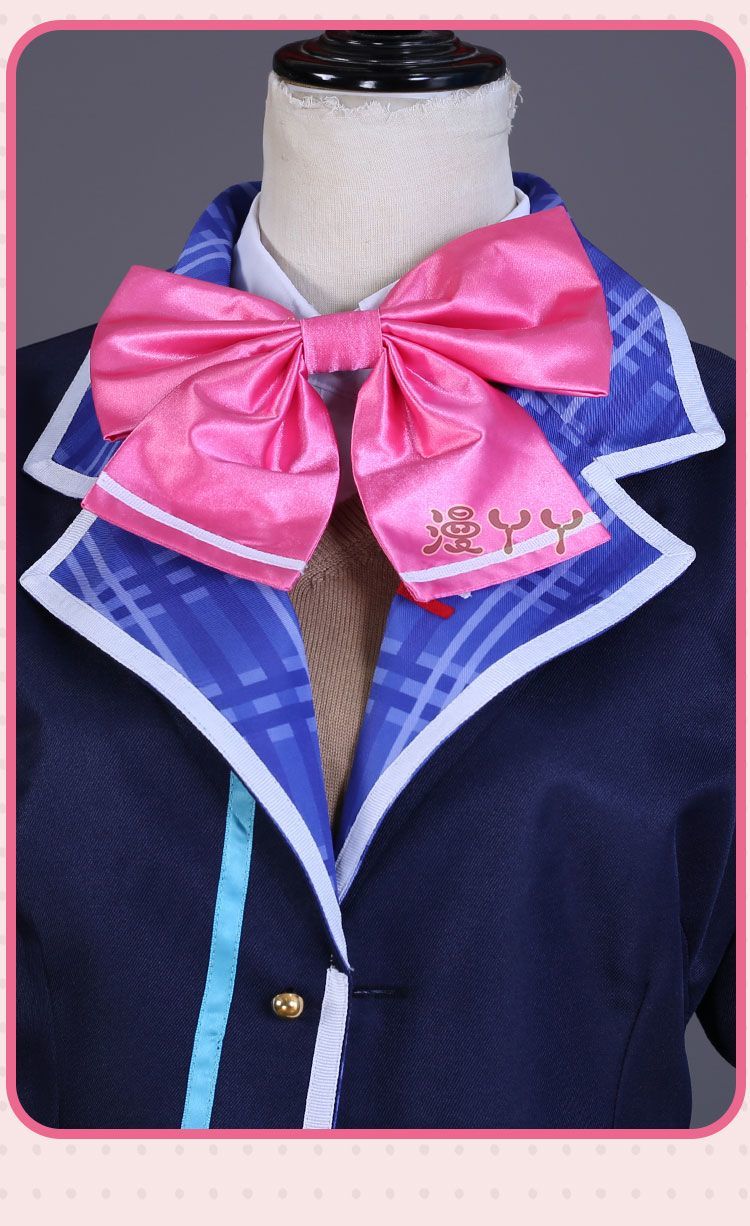 Tsukino Mito Virtual YouTuber VTuber Cosplay JK Uniform Japanese Girls Hairclip Full Set Coat Sweater Costume Woman Outfit Halloween Party