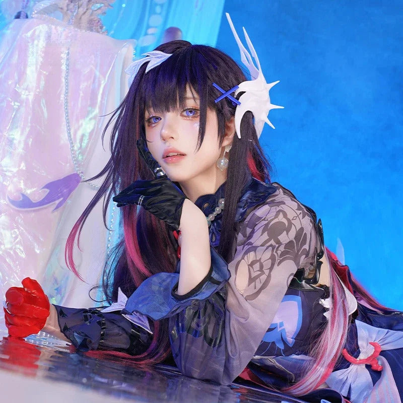 Game Honkai:Star Rail Helektra Cosplay Costume Uniform Halloween Carnival Party Christmas Play Role Clothes Clothing for Women