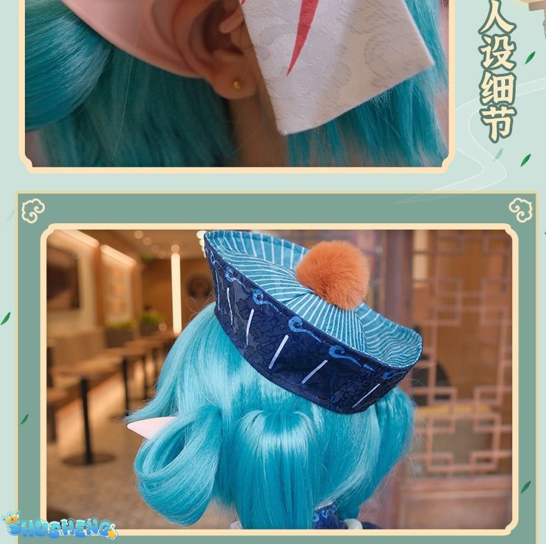 Anime Virtual singer Miku Zombie version Cosplay Costume Lolita Dress Vampire Kawaii Gothic Halloween Party Maid Outfits Women