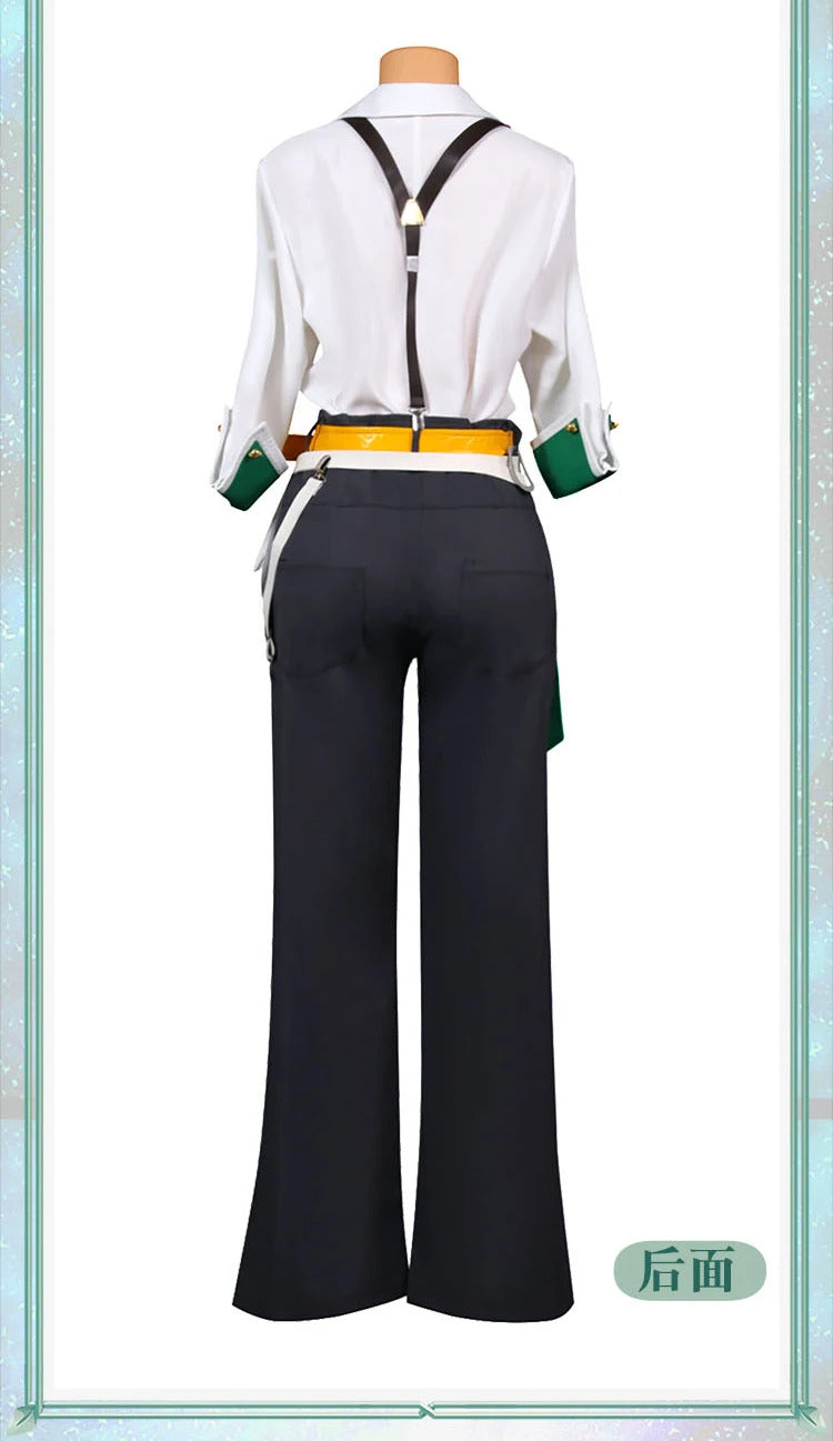 Shusheng Game Guilty Gear Cosplay STRIVE Giovanna Cosplay Costume Pants Women Halloween Carnival Roleplay Clothes Sets