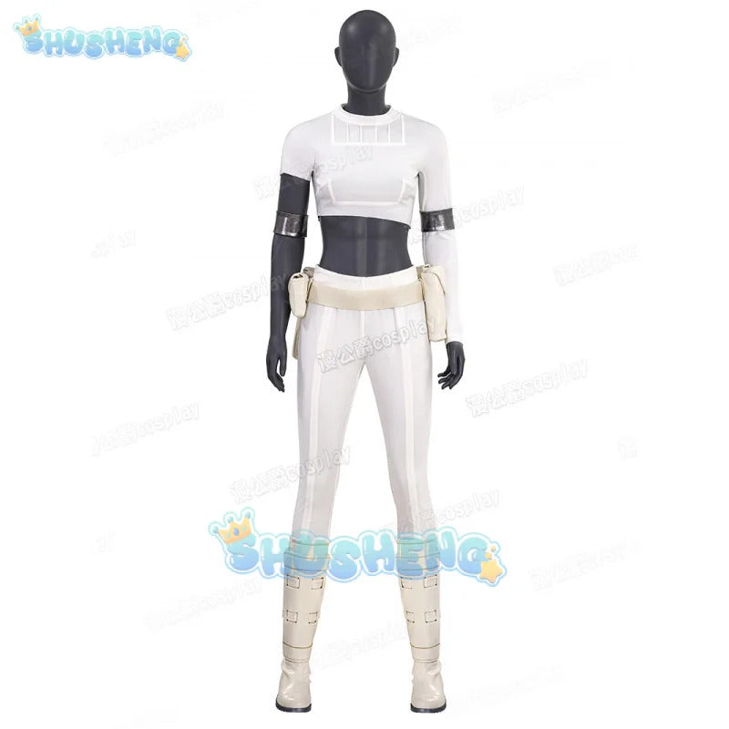 Movie Episode II - Attack of the Clones Padmé Amidala Cosplay Costume Uniform Halloween Carnival Party Christmas Play Role