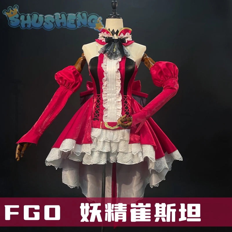 Fairy Knight Tristan Baobhan Sith FGO Cosplay Fate Grand Order Costume Gorgeous Princess Dress Accessories Halloween Uniform
