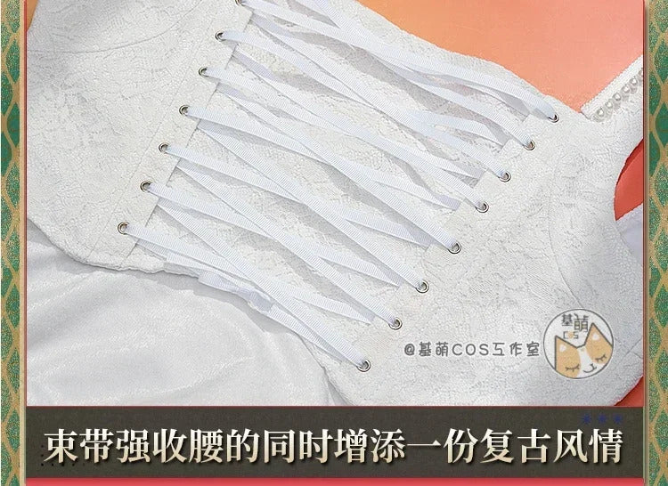 Anjo Nala Cosplay Reverse:1999 Nala Hari costume Ms. Kimberly Sexy Fish Tail Maid Dress Set Party Christmas Full Woman Uniform