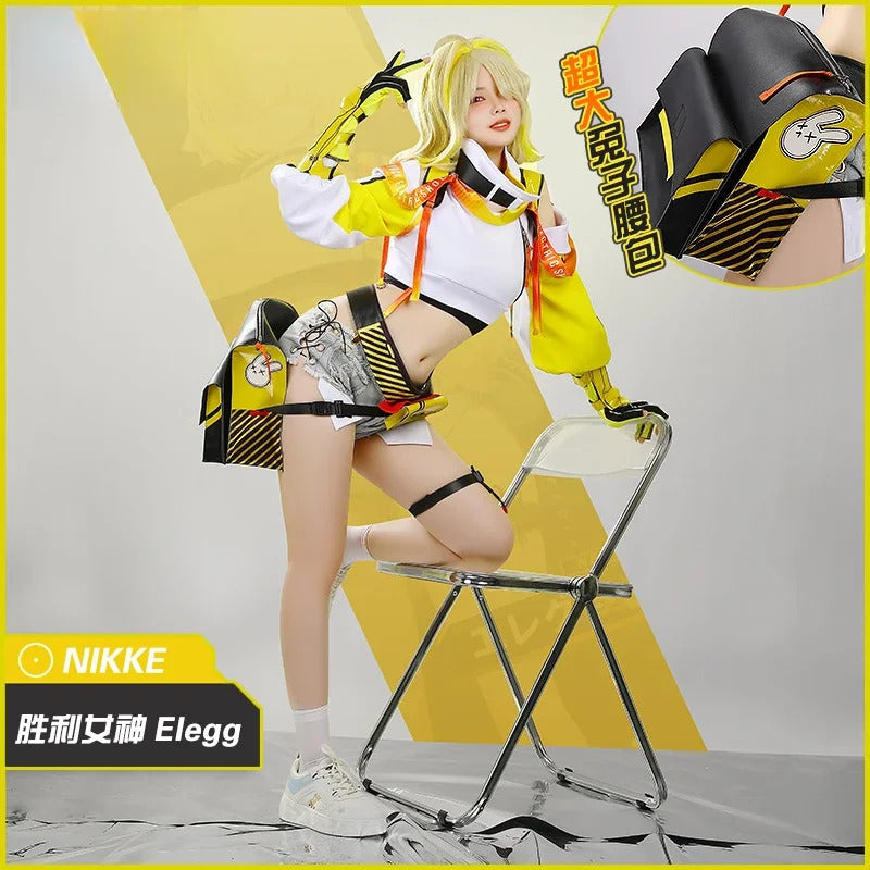 Shusheng-R NIKKE:The Goddess of Victory Elegant Cosplay Elegg Costume Coat waist bag shorts gloves belt accessories Halloween sweet set