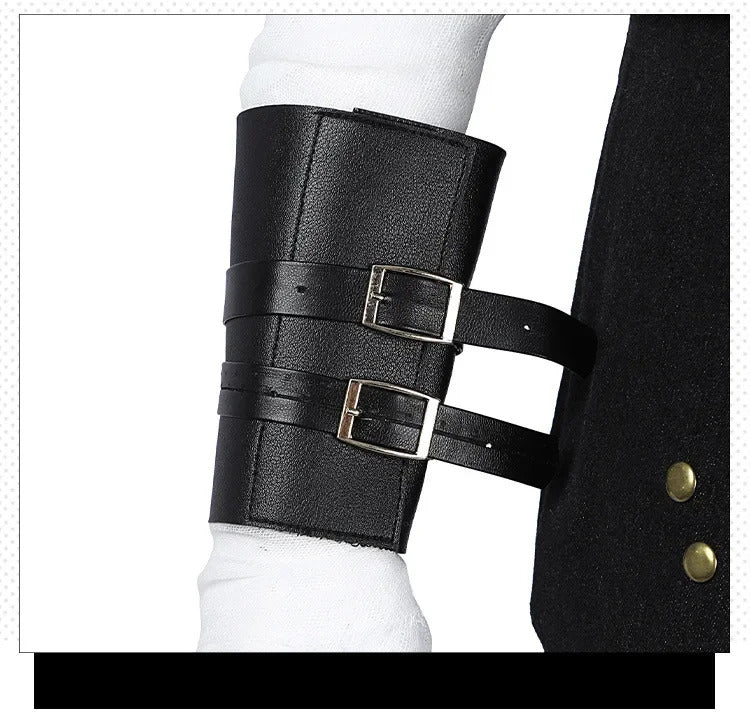 Arcang2 lol VI cosplay costume leather coat men women uniform suit Halloween party Carnival role play outfits Shusheng