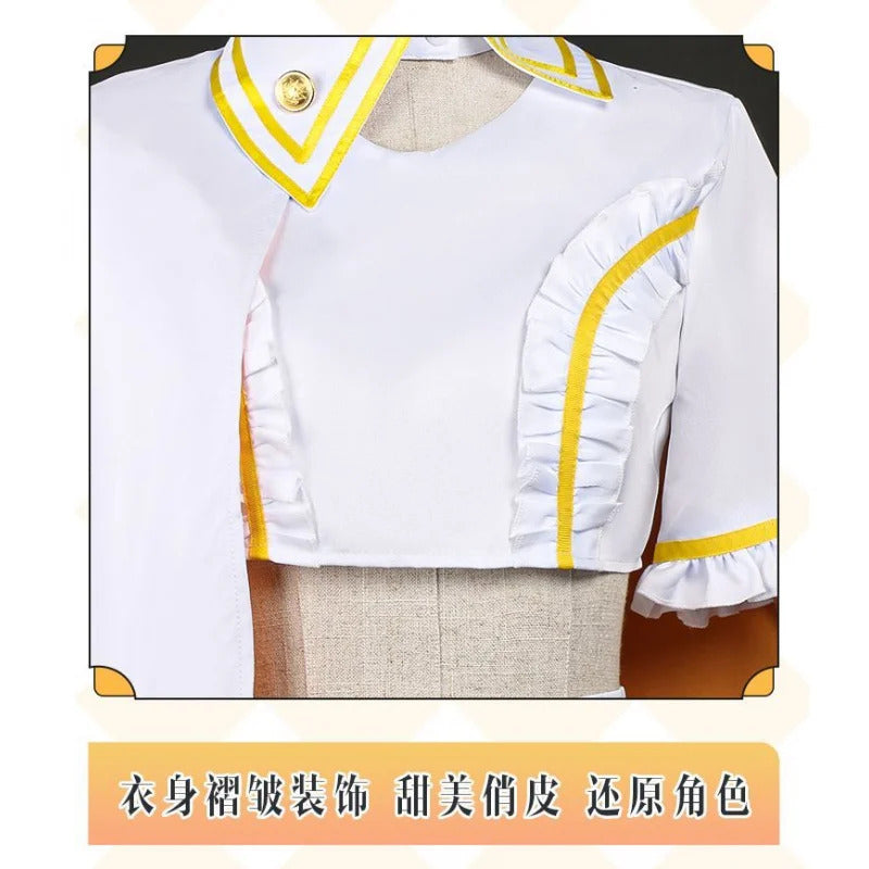 Mitsumata Choko Anime Maebashi Witches Cosplay Costume Top cloak skirt headwear socks hair clip Halloween JK sweet girl uniform