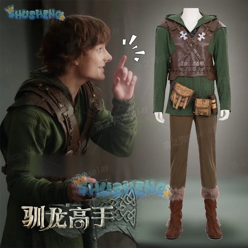 Movie How to Train Your Dragon Hiccup Cosplay Costume Uniform Halloween Carnival Party Christmas Play Role Clothes Clothing