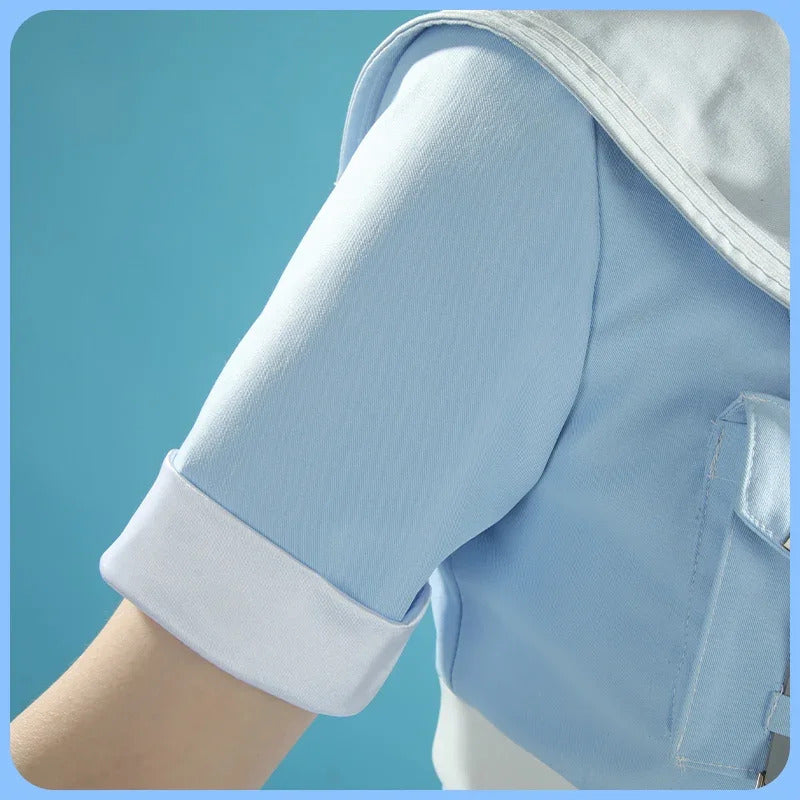 Shusheng-R NIKKE:The Goddess of Victory Shufutty Cosplay Costume Halloween Sweet sailor suit jacket dress socks tie accessories JK uniform
