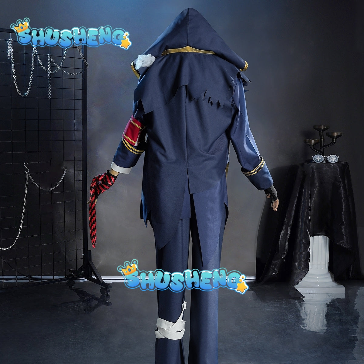 Identity V Naib Subedar Black Sheep Cosplay Costume Cos Game Anime Party Uniform Hallowen Play Role Clothes Clothing