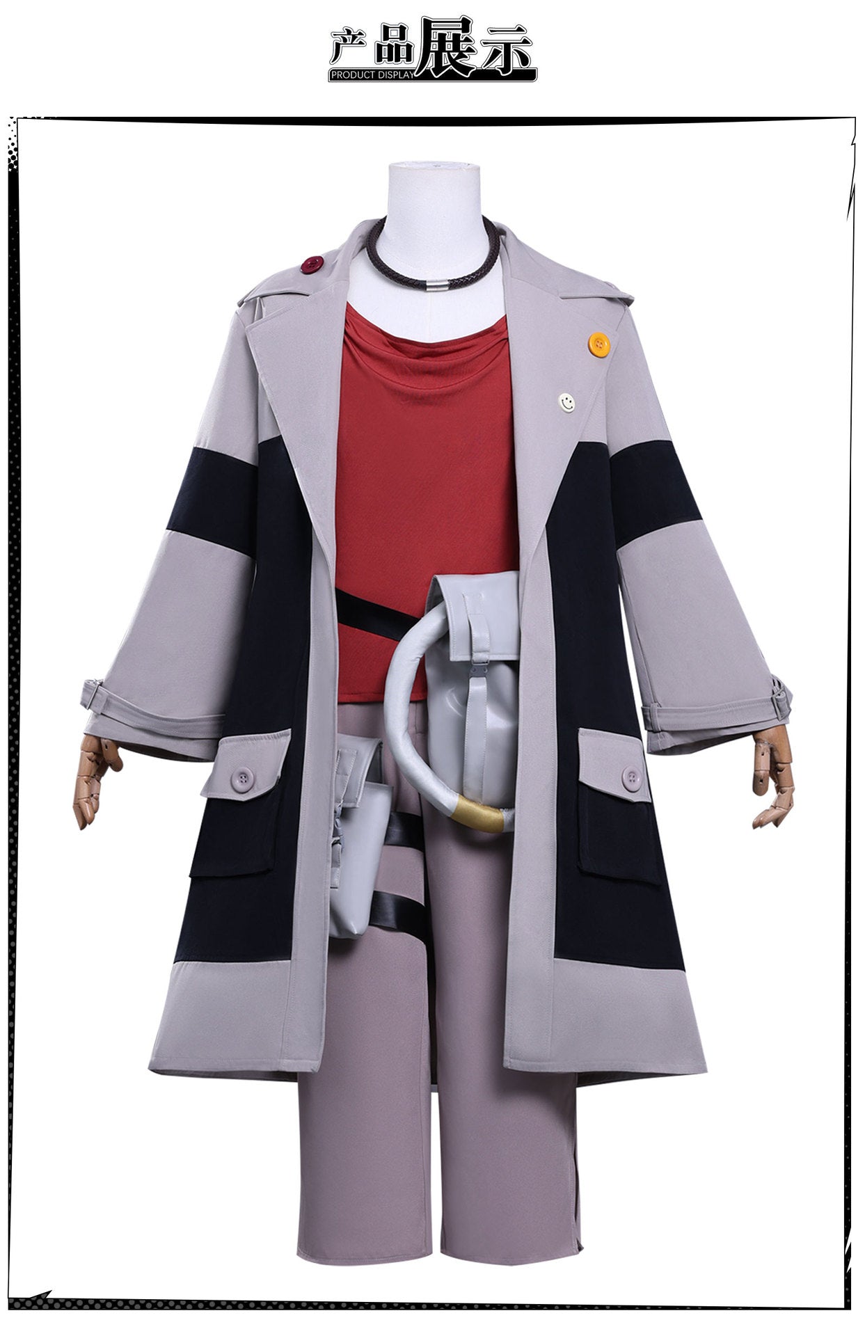 Anime Enjin GACHIAKUTA Cosplay Nji Costume Halloween Party Fashion Men Women Uniforms Jacket Pants Shirt Prop Wig New Set